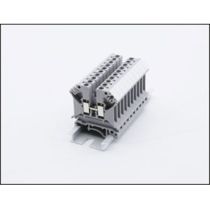 China 32A 800V M3 Screw Rail Terminal Blocks 6.2mm PA66 / UL94-V0 Brass wholesale