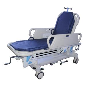 China Stretcher Patient Transfer Trolley With Side Rails Manually wholesale
