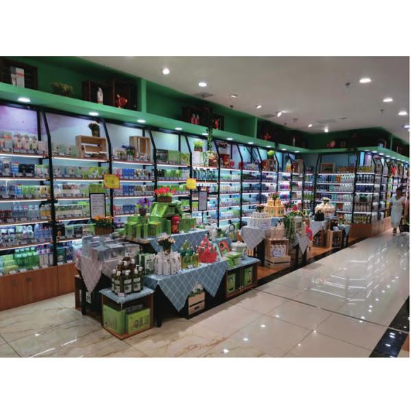 Material Steel Cosmetics Display Shelf For Salon Shop 45kg / Layer Capacity ODM