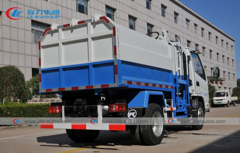 China CHENGLI Brand 6 Wheeler Side Loader Garbage Removal Truck 4X2 103HP wholesale