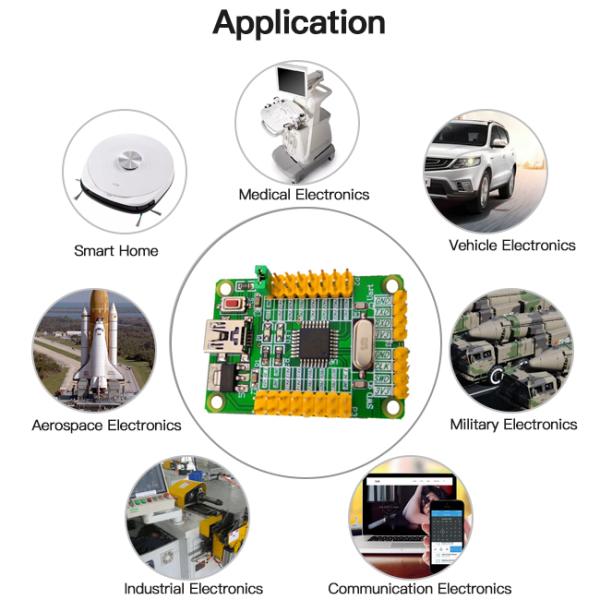 Thickness 6mm Multilayer Prototype PCB Assembly 210um Cu 3