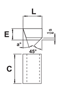 A40 A50 Tungsten Brazing Carbide Tips