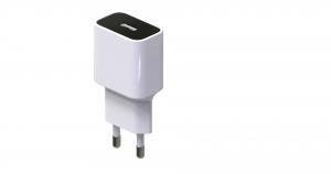 China White Color 5v AC DC Power USB Adapter Universal Phone Charger Wall Mounted wholesale