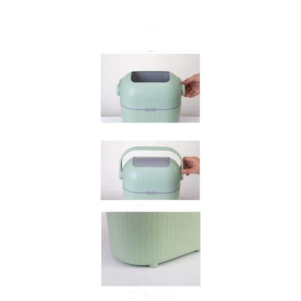 5L 6L 8L Baby Diaper Trash Can Rectangular Diaper Waste Basket
