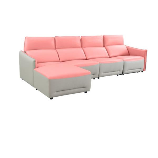 BN Italian Corner L-Shaped Sofa Electric Function Headrest Adjustable Sofa Combination Recliner Sofa Functional Sofa