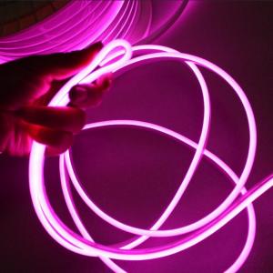China Flexible Neon LED Light Glow EL Wire String Strip 5mm purple neon strips lightings on sale