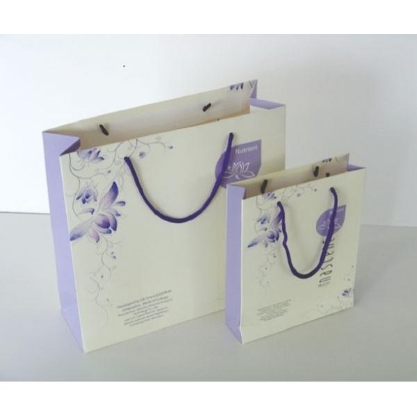 factory Kraft paper bag , die cut handle paper bag