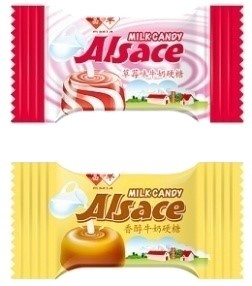 Buy cheap Direct Wholesale Strawberry & Alsace Milk Candy With Retail Bulk Package from wholesalers