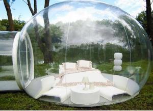 China Outdoor Single Tunnel Inflatable Bubble Tent ,  3.8M*2.6M Transparent Bubble Tent  wholesale