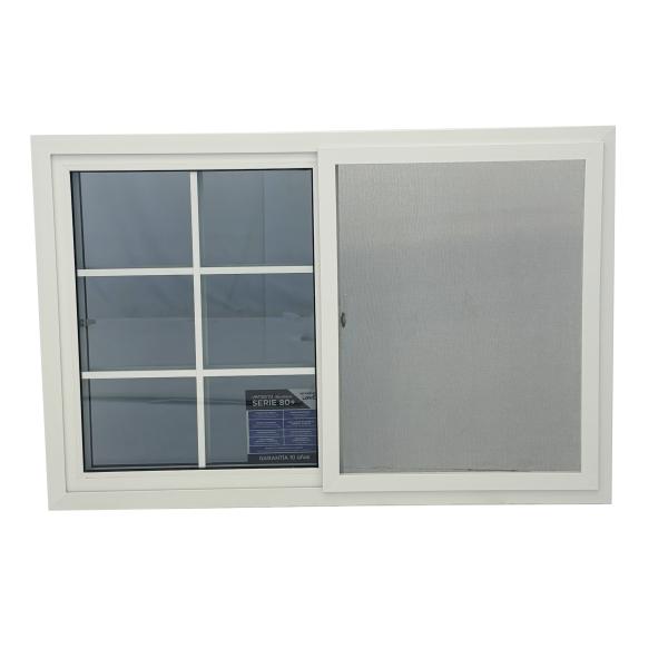 Friction Hinge UPVC Sliding Window And Door Standard Notch Design With Float Glass