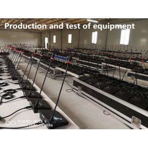 1500px Speaking Distance Digital Conference System Main Unit Control