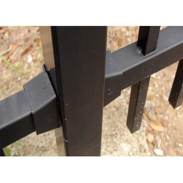 Tubular Garrison Fence / Australia Security Commerical Garrison Fence Panel / Black Garrison Fence