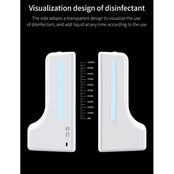 Temperature Detector 1000ml 3W Hand Disinfectant Dispenser