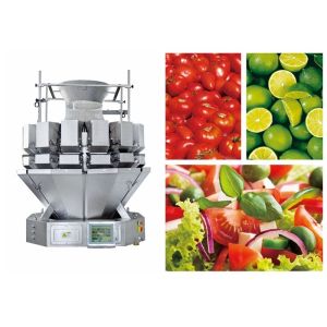 China 14 Head Salad Weigher For Weighing Vegetable Salads / Fruit Salads wholesale
