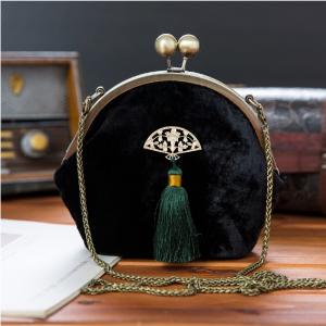 China Accessories, Vintage Handbag, Velvet Handbag, Vintage Purse, Victorian, Victorian Purse, Black Velvet Bag, Ladies Purse, on sale
