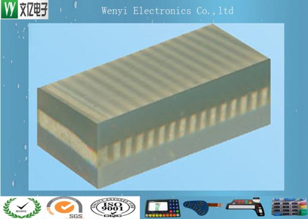 Gold Wire Heat Seal Connector GYS Type / PCB Finger LCD Connector Grey Layer