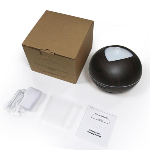 400ML Wood Grain Aromatherapy Diffuser Ultrasonic Air Humidier Mist Maker