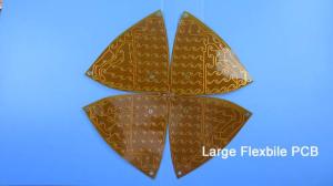 China Large FPC (Flexible Printed Circuit PCB) Built on Polyimide with Yellow Coating and Immersion Gold for LED Lighting wholesale