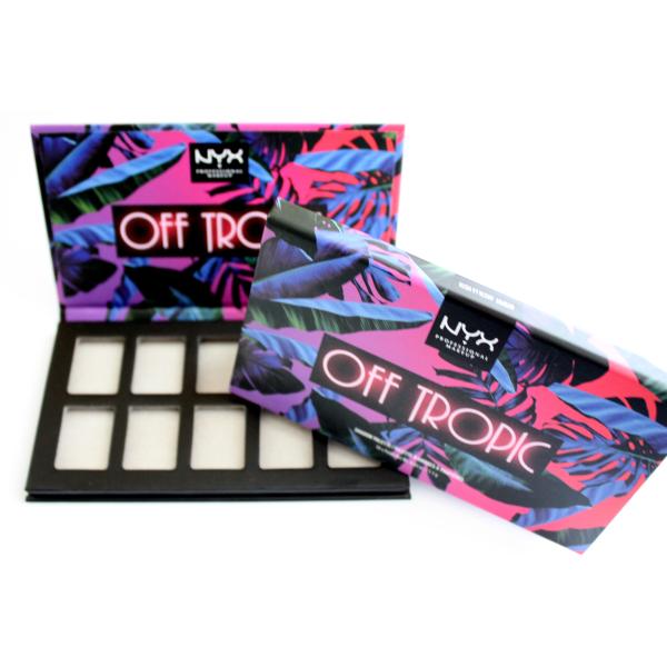 Matte Finish Magnetic Eye Palette 10 Pans Blank Eyeshadow Palette CMYK Printing