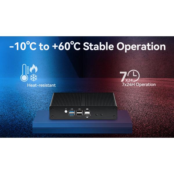 Intel Alder Lake N N100 Mini Firewall PC Four 2.5G Ethernet Mini Network Server