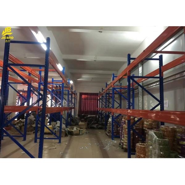 Corrosion Resistant Warehouse Pallet Racking Assembly Columns Box Beams