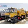 Buy cheap Dongfeng 4X2 8 10 12 15m3 Swing Arm Skip Loader Garbage Truck from wholesalers