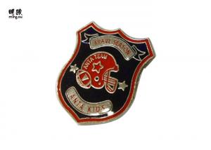 China Soft Enamel Brass Lapel Pin Badges Silver Color Coating 20g Weight on sale