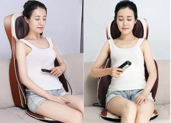 3D Heated Heated Massaging Seat Cushion Vibration Buttock Massage With Adaptor