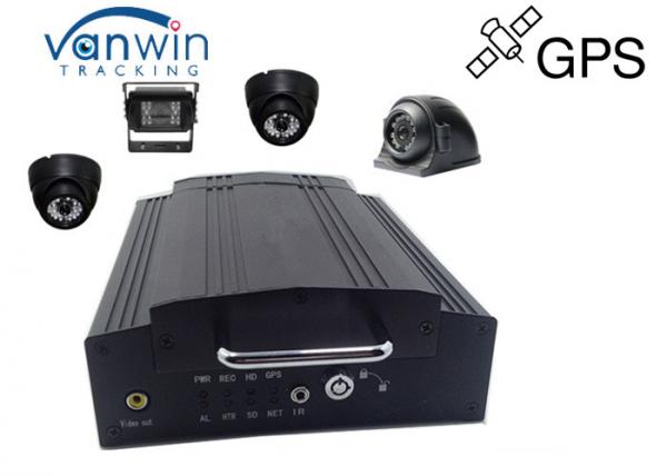 Quality 4ch Hard disk car camera dvr video recorder GPS for cctv camera system for sale