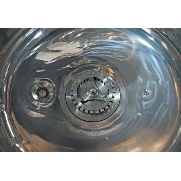 Double Shear Cream Vacuum Emulsifier Mixer Machine 120 Degree PLC Control