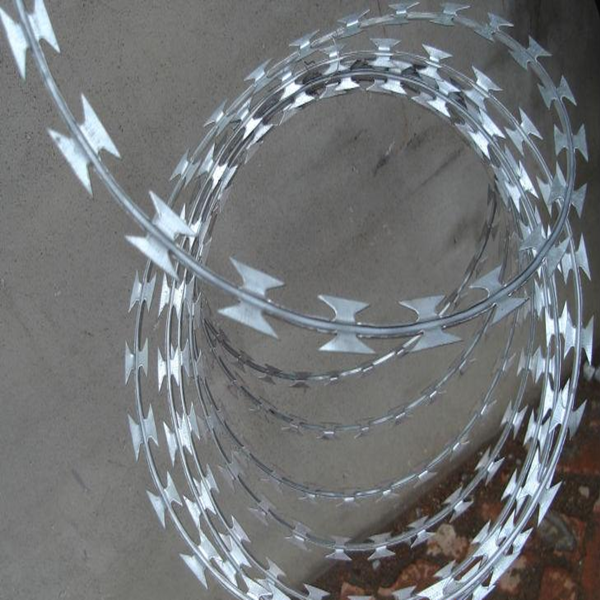Hot-Dipped Galvanized Razor Barbed Wire with BTO-11 BTO-22 / Bazor Barbed