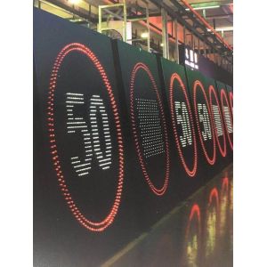Red Circle Full Color VMS Speed Limit Highway P10 Highway LED Signs
