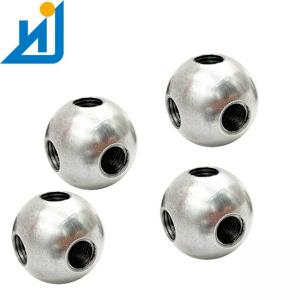 China 25mm Customized Solid Stainless Steel Ball With M6 M8 M10 Threaded Multi Hole wholesale