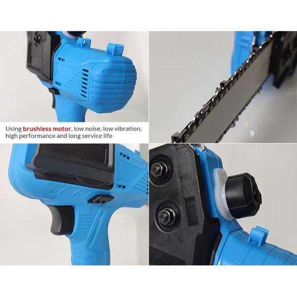 21V Portable Cordless Telescopic Pole Trimmer Battery Powered Pole Saw For Garden