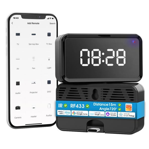 Quality WiFi IR RF433 Smart Universal Remote Control for Air Conditioning TV and More with Alexa Google Voice Control and Tuya Integration for sale