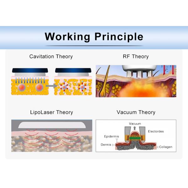 AS84 OEM ODM 6 In 1 40k Cavitation Machine Cavitation Fat Burning Machine 5 Handles