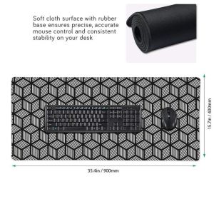 XYDAN Manufacture 40x90 Xxl Abstract Texture Gaming Mouse Pad for Computer