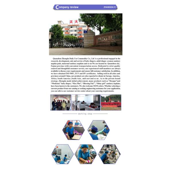 Hygiene Daily Use Sanitary Pads Cloth Disposable Maternity Pads Breathable