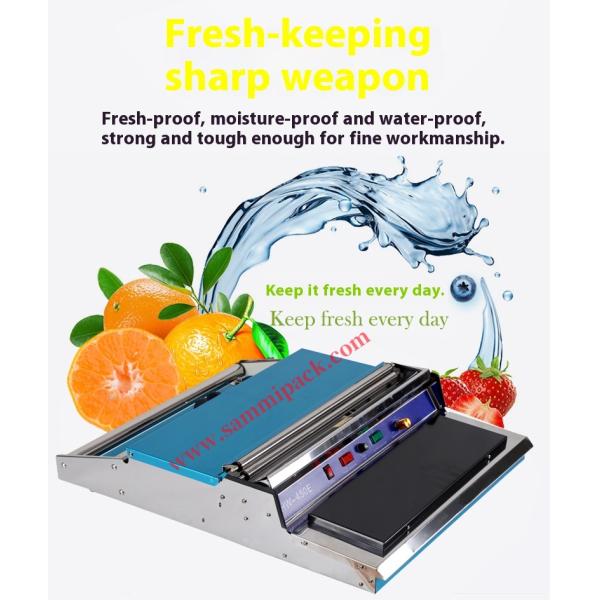 HW-450 Tray Sealing Machine/Stretch Wrapping Machine/Food Tray Wrap Machine