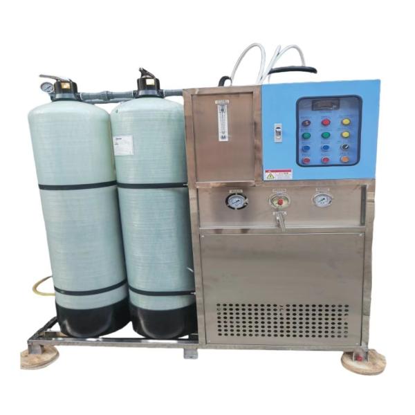 Two Stage Front End Yacht Desalinator Marine Desalination Equipment 10000L/H