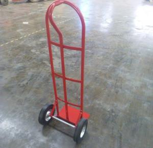 China 150kg Folding Hand Trolley Heavy Duty Sack Truck Industrial Hand Trolley With Solid Wheels wholesale