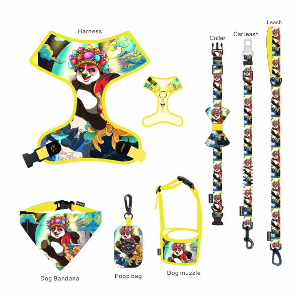 ODM Dog Harness Set Print Reflective Personalized Pet Accessories