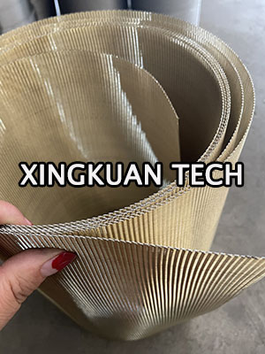 Brass Color Continuous Belt Filter For Plastic And Rubber Extrusion