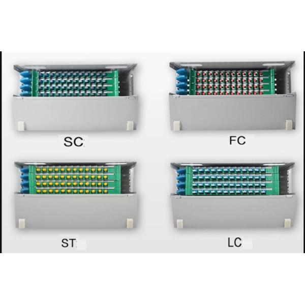 24 48 Port SC FC ST LC Optical Fiber Distribution Frame
