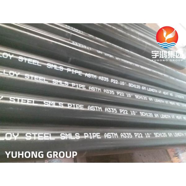 ASTM A335 P22 Seamless Ferritic Alloy Steel Pipe For High Temperature Service