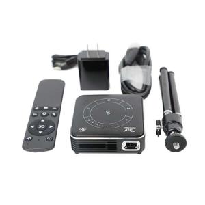 65 ANSI Lumens LED Light Source 4K 3D Smart Projector 80*80*28mm