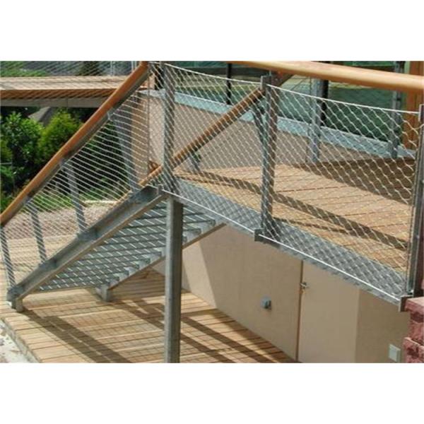 Stainless Steel Wire Rope Net 60*60mm Zoo Rope Netting SS Cable Mesh