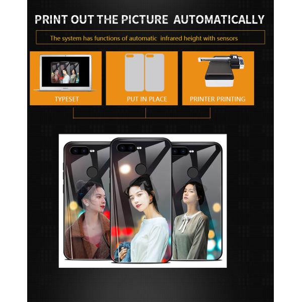 Printhead 60 x 90CM Digital UV Printer Digital Printing Machine 280KG