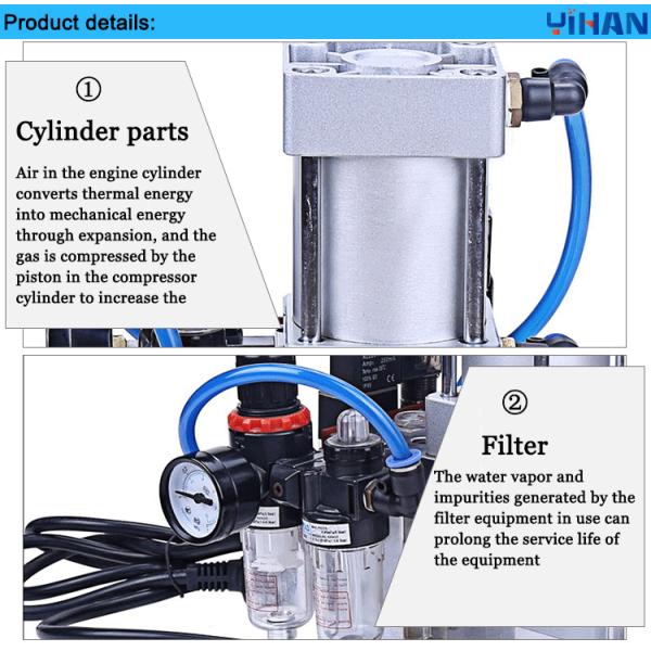 Adjustable IDC Flat Cable Connector Crimping Machine 2P-64P On-line Support and Crimping