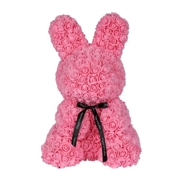 New Style Rose Bear 25 colors Available In Stock 40 cm Standing Foam/PE Rose Bear